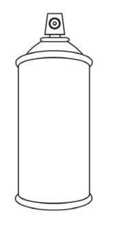 Shaker Antique White - Spray Paint